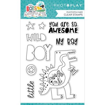 PhotoPlay Little Boys Have Big Adventures Clear Stamps - Little Boys Have Big Adventures